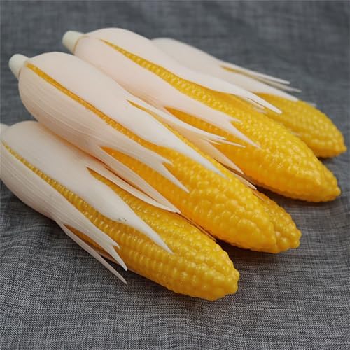 6Pcs Artificial Corn for Thanksgiving Display and Photo Props