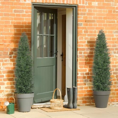Briful Set of 2 Artificial Cedar Trees 4FT Tall