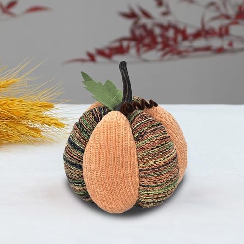 Handmade Crochet Pumpkin 7 Inch Fall Decor