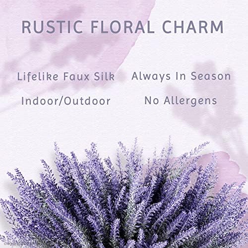 Butterfly Craze Artificial Lavender 8-Piece Bundle