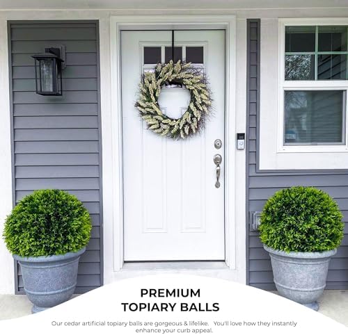365 Curb Appeal 23 XL Topiary Balls Set of 2