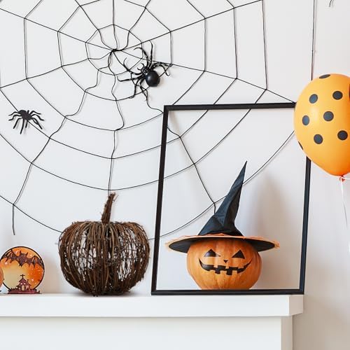Handmade Wicker Rattan Pumpkin Halloween Decor