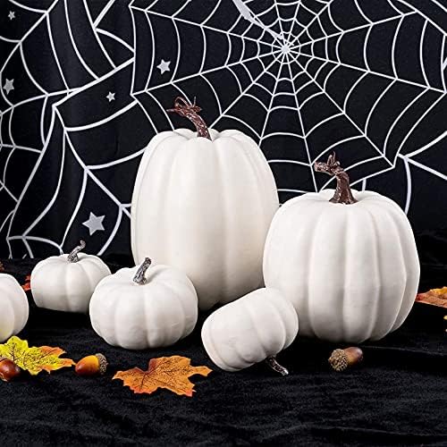ROTORS Artificial Pumpkins Fall Decorations 12pcs