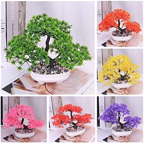Artificial Pine Bonsai Tree Office Decor
