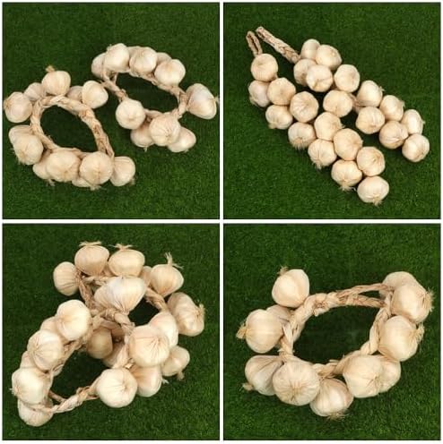 VICASKY 3pcs Artificial Garlic Strings Decor