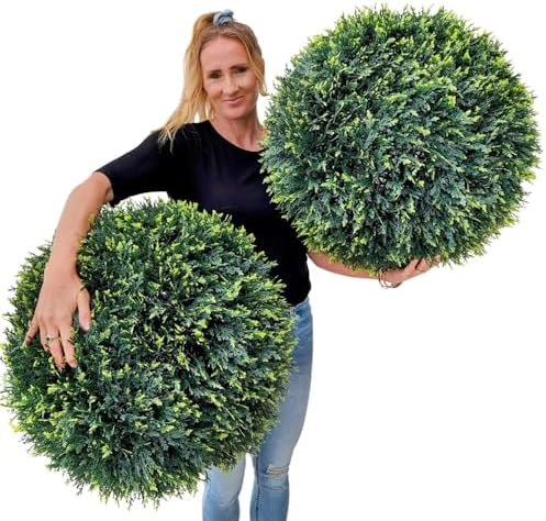 365 Curb Appeal 23 XL Topiary Balls Set of 2