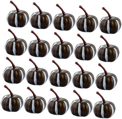 20pcs Artificial Mini Pumpkins Halloween Decoration