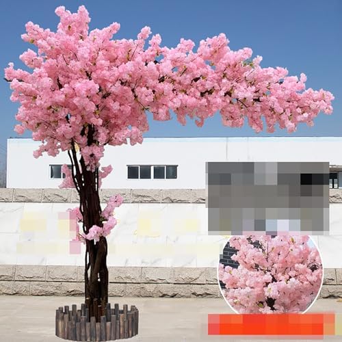 QIUPAI Handmade Silk Cherry Blossom Tree 12x08m