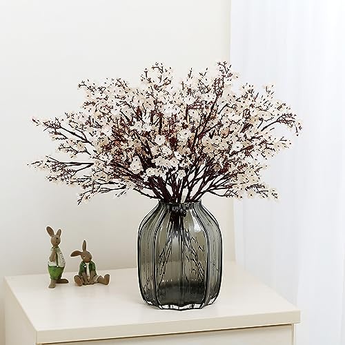 JAKY-Global Artificial Babys Breath Flowers 6 Bundle Beige