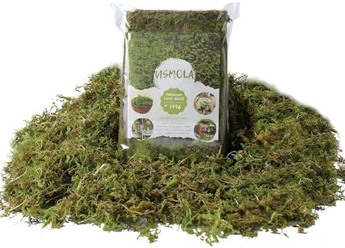USMOLA Artificial Moss 8 Oz Green Moss for Decor