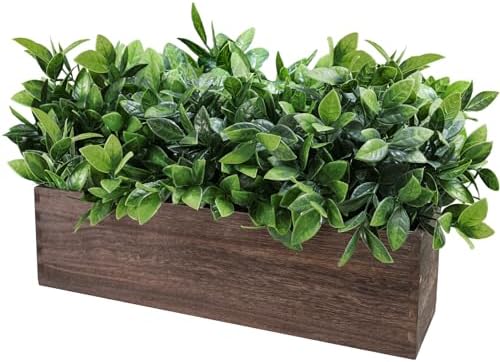 Winlyn 14 Inch Artificial Boxwood Plant Decor