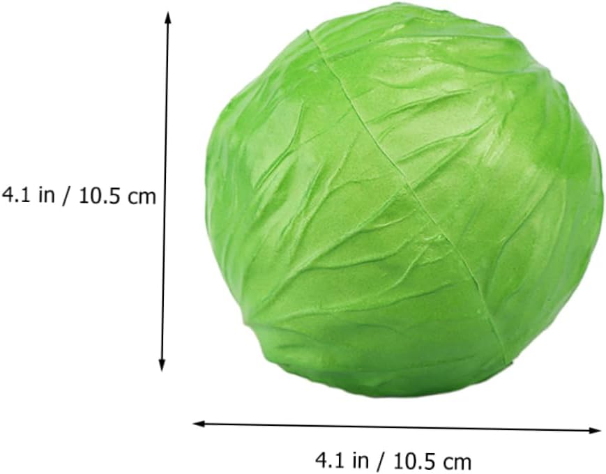 Ciieeo 2pcs Lifelike Artificial Cabbage Plant for Home Decoration