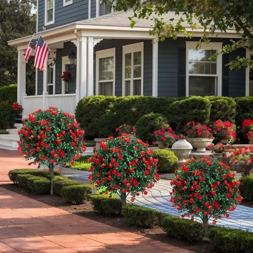KBGYTX 271 Inch Lavender Artificial Topiary Ball Plants 2 Pack