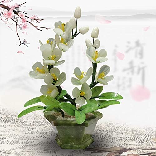 Artificial Bonsai Tree with Realistic Jade Orchid