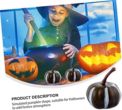 Zerodeko 20pcs Mini Artificial Pumpkins for Halloween Decor
