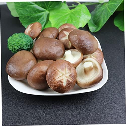 Amosfun 6pcs Decorative Simulated Mushroom Models