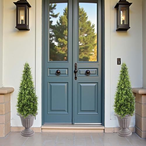 3FT Artificial Boxwood Topiary Tree 2 Pack