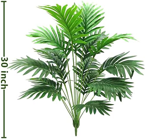 Beebel 30 Artificial Palm Leaves Greenery Bush