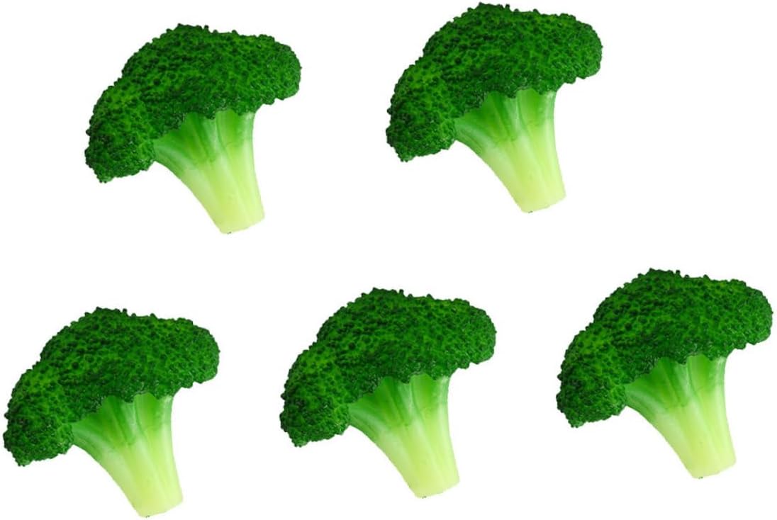 STOBAZA 10pcs Realistic Broccoli Artificial Decor Display Props