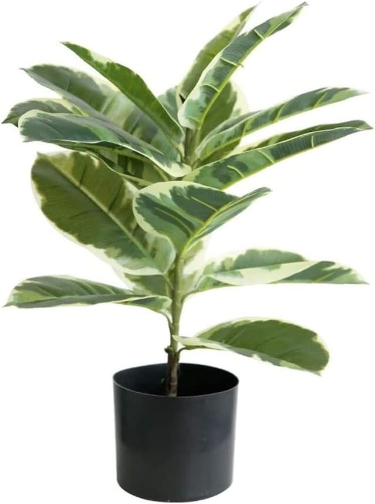 130cm Artificial Rubber Tree Indoor Outdoor Decor