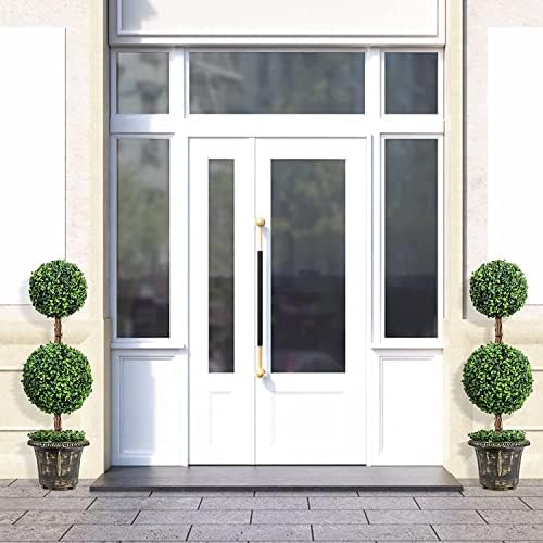 Goplus 3 Ft 2 Pack Artificial Boxwood Topiary Trees
