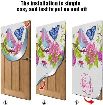 Susiyo Robin Birdie Butterfly Halloween Door Cover