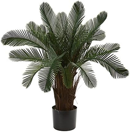 Nearly Natural Artificial 2 Cycas Tree Green UV Resistant