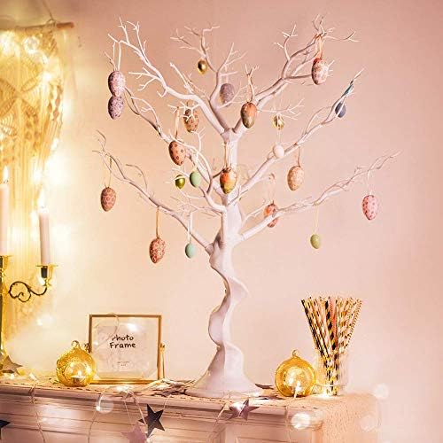 Sziqiqi White Artificial Tree Centerpiece for Weddings Parties Christmas