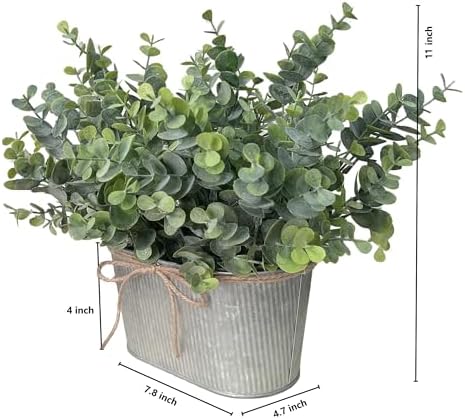 Hopeme Artificial Eucalyptus Leaves Table Centerpiece
