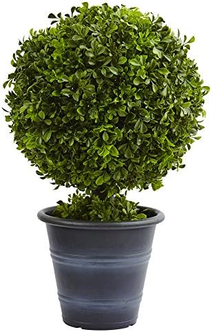 Nearly Natural 23in Boxwood Ball Topiary