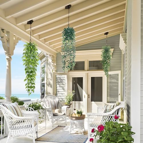 Artificial Hanging Plants 3 Pack for Wall Decor