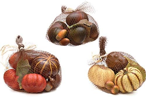 Northlight 11 Piece Autumn Harvest Artificial Pumpkin Set