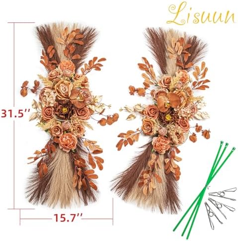 Boho Wedding Arch Artificial Flowers - Pack of 2
