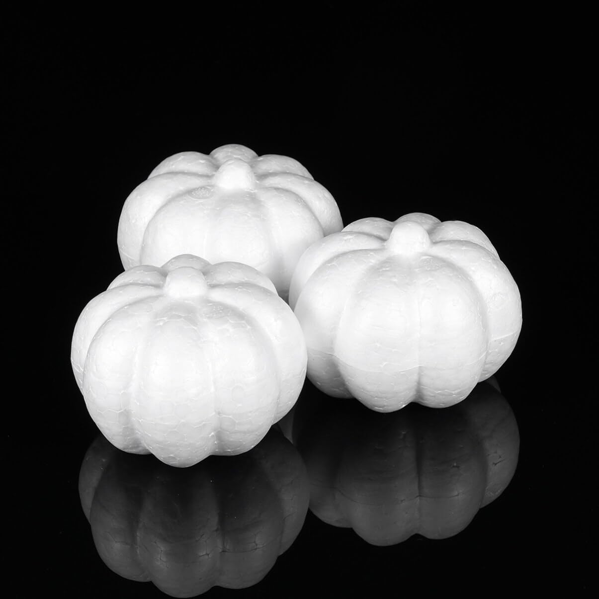 5pcs Rustic Artificial Foam Pumpkins for Halloween Fall Decor