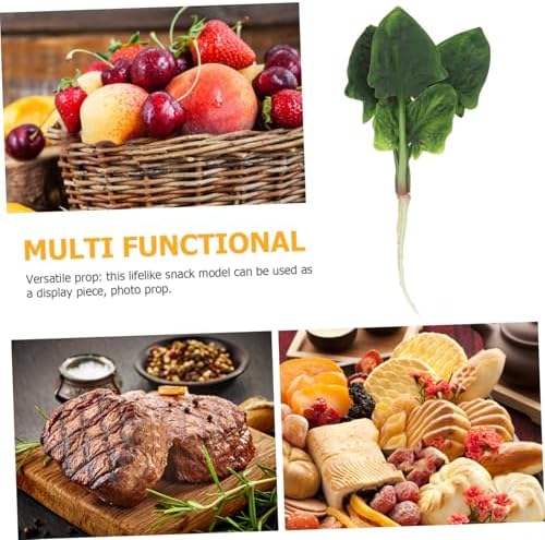 Realistic Artificial Spinach Decor for Home Kitchen