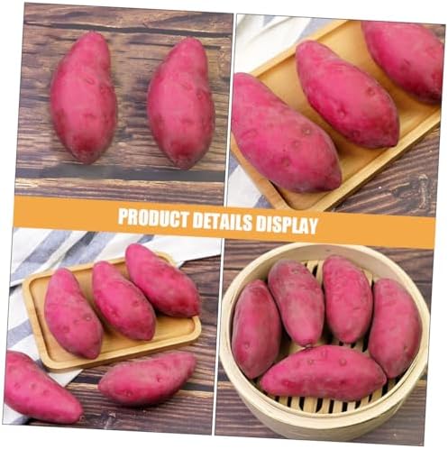 TOYANDONA 6pcs Lifelike Artificial Sweet Potato Decor
