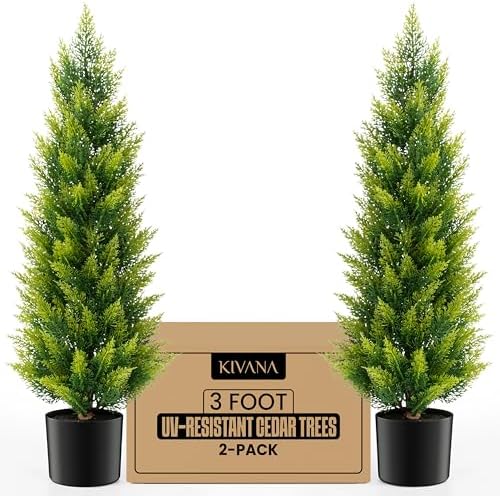 Kivana Artificial Cedar Tree 3ft Set of 2