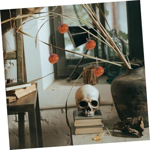 IMIKEYA 12pcs Realistic Foam Pumpkins Halloween Decorative Props