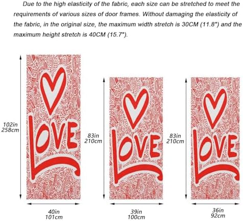 Susiyo Doodle Valentine Halloween Door Cover
