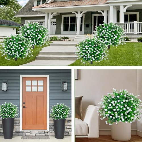 Boxwood Topiary Balls Artificial Plants Set of 2