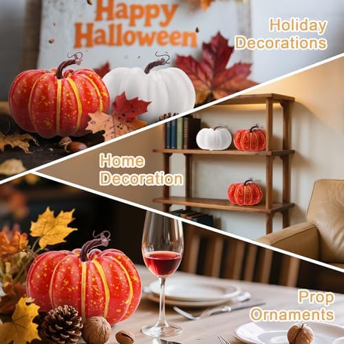 Meiwlong 67 Inch Artificial Foam Pumpkin Decor