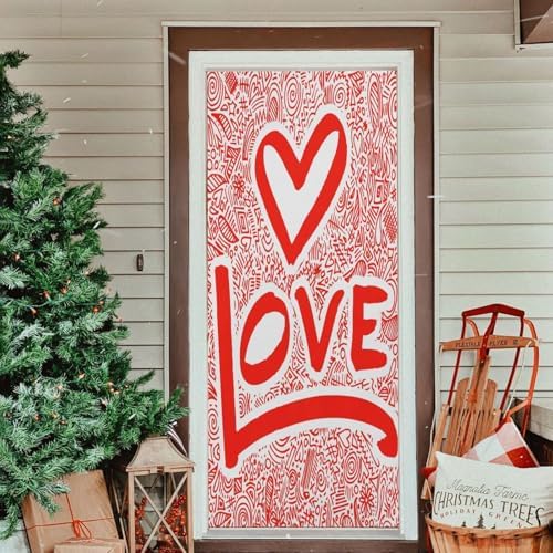Susiyo Doodle Valentine Halloween Door Cover