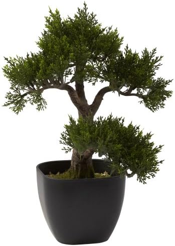 Nearly Natural 4966 Cedar Artificial Tree 15 Inch Green