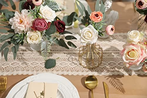 YYHUAWU Artificial Flowers Set for DIY Decorations