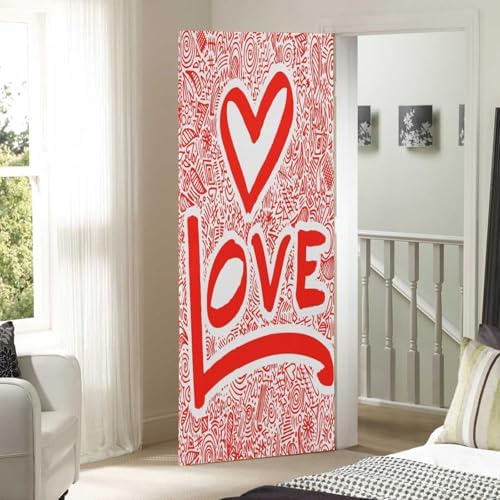 Susiyo Doodle Valentine Halloween Door Cover