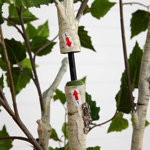 Nearly Natural 6ft Artificial Birch Tree with Real Touch Leaves