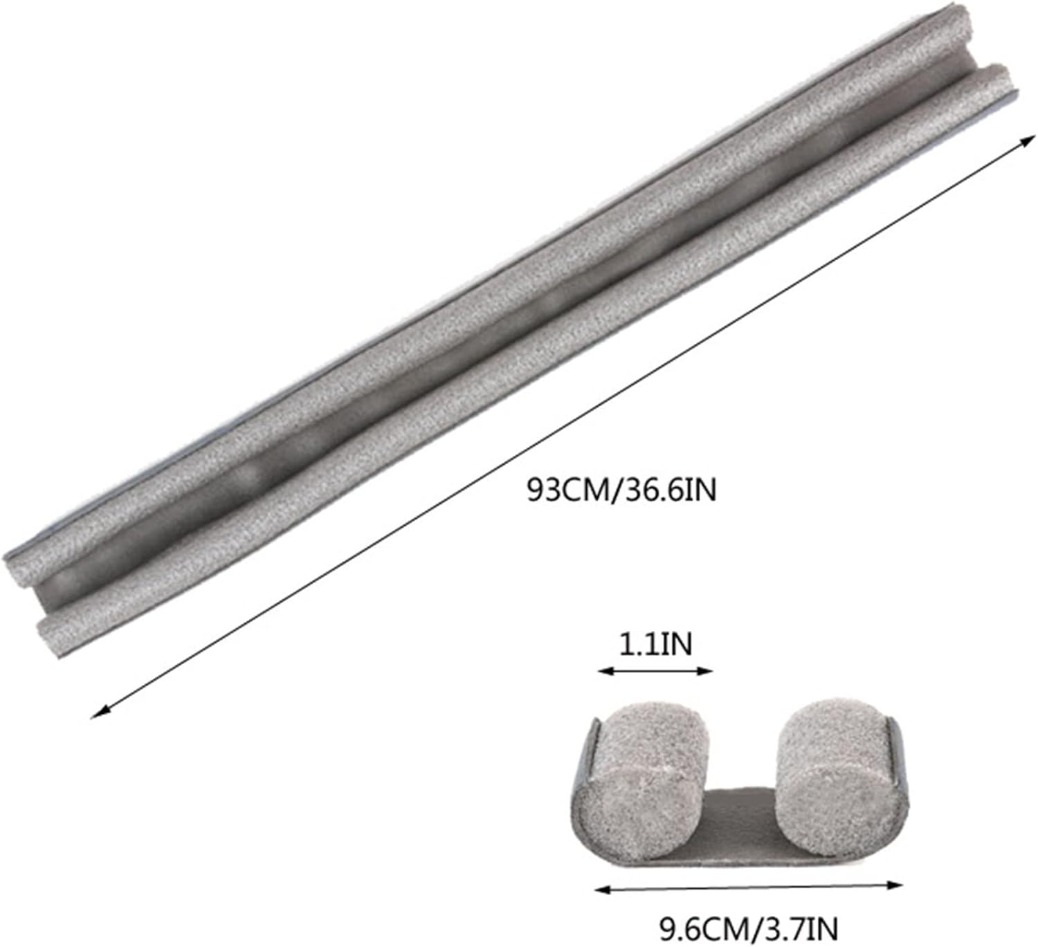 Large Door Draft Stopper 36 Inch Adjustable Gap Filler