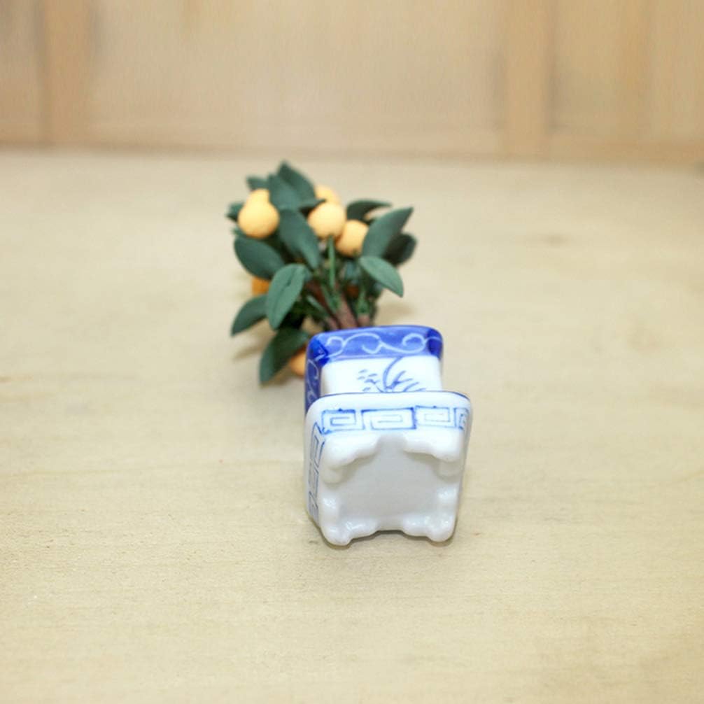 EXCEART Mini Orange Tree Potted Plant Decoration