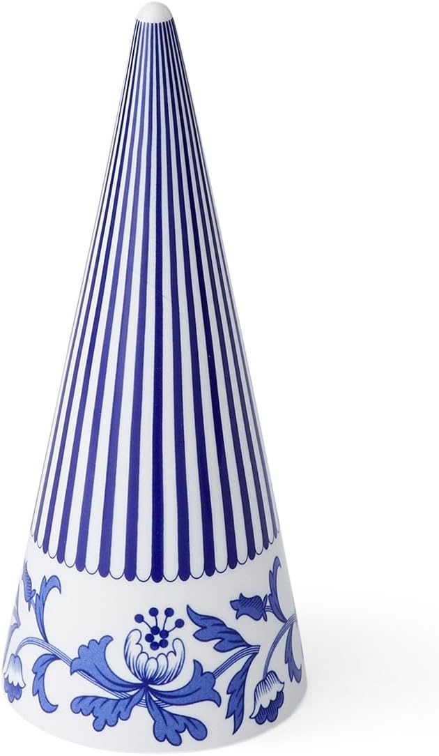 Spode Blue Italian Cone Shaped Topiary 8 Inch