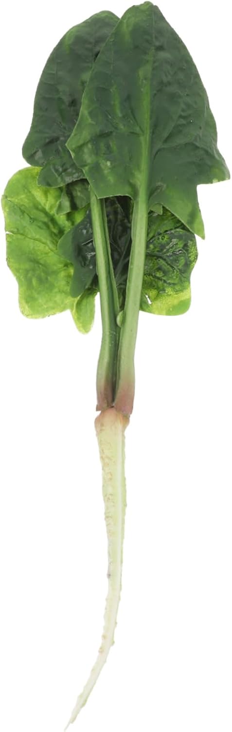 Realistic Artificial Spinach Decor for Home Kitchen